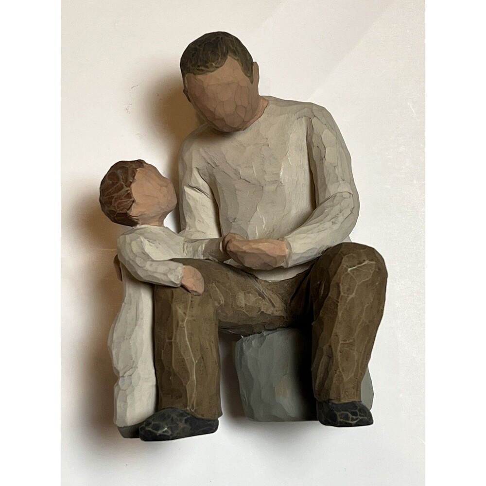 Willow Tree Grandfather Figurine Susan Lordi DEMDACO 2001 Grandpa Grandchild